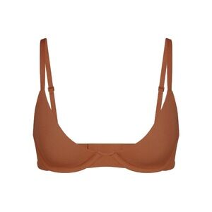 Skims plunge bra in bronze